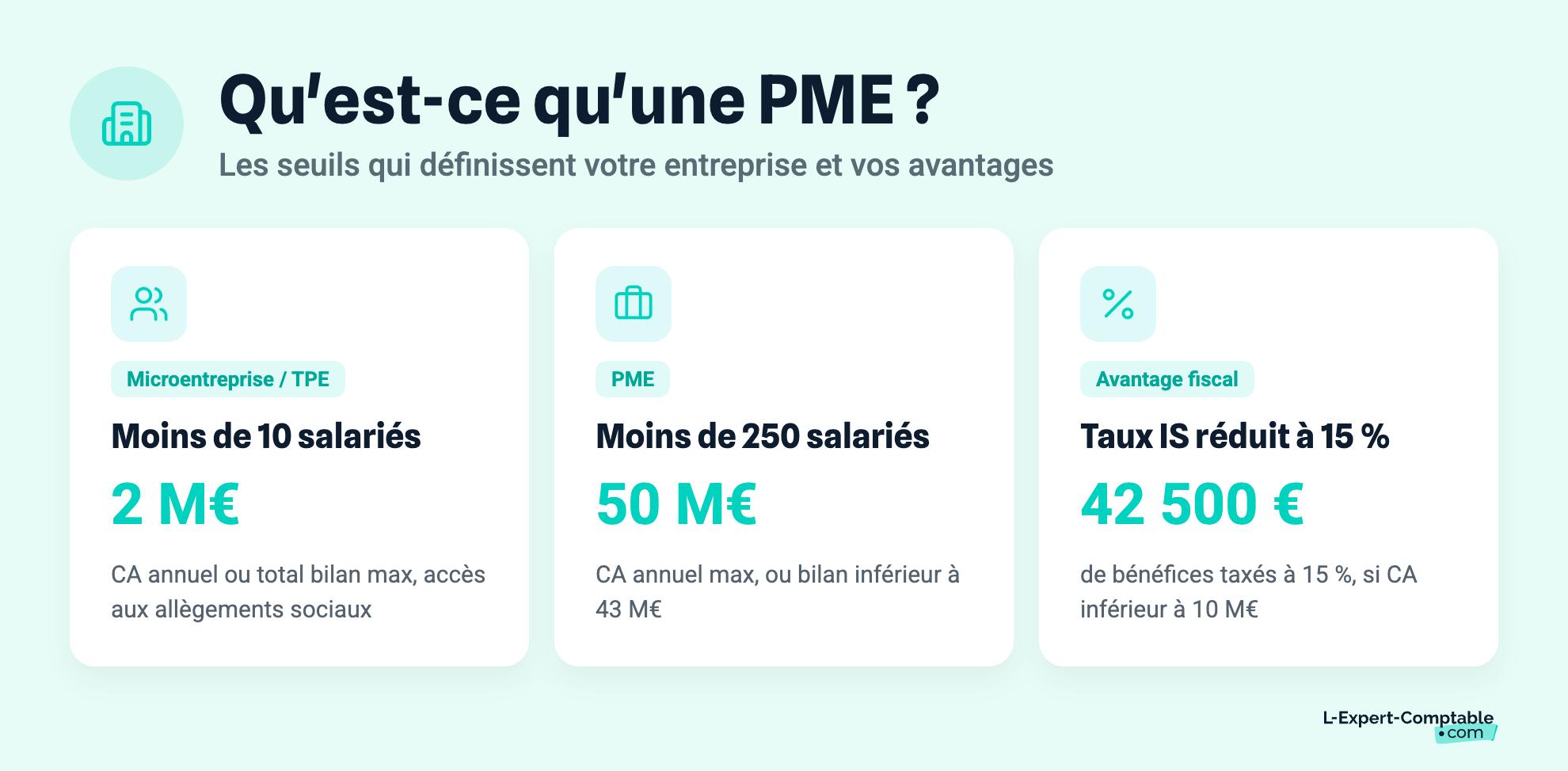 Qu'est-ce qu'une PME ?